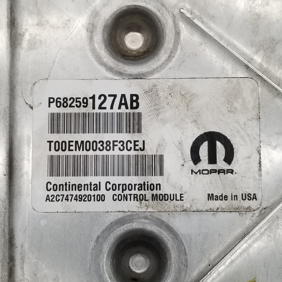 2016 2017 Dodge Journey Engine Control Module P68259127AB