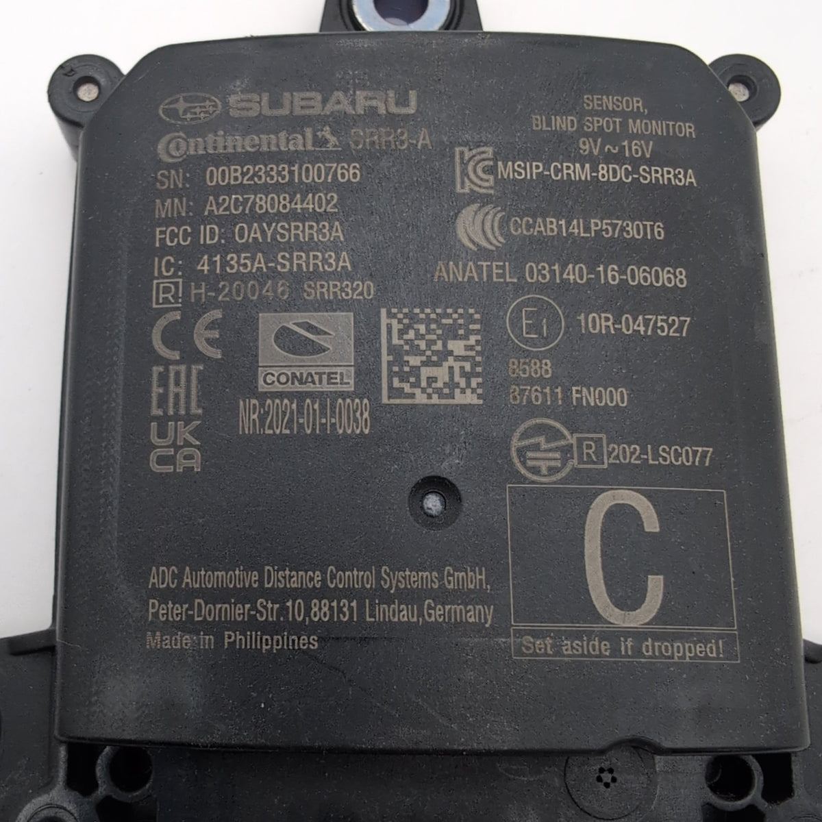 2023 2024 2025 Subaru Crosstrek Impreza WRX Blind Spot Radar Sensor 87611FN000