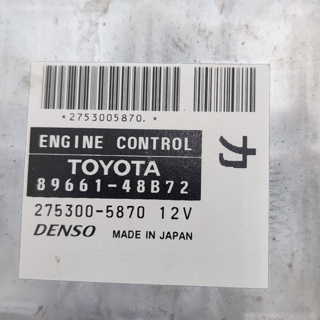 2008 2009 Toyota Highlander 3.5L Engine Computer Control Module 89661-48B72