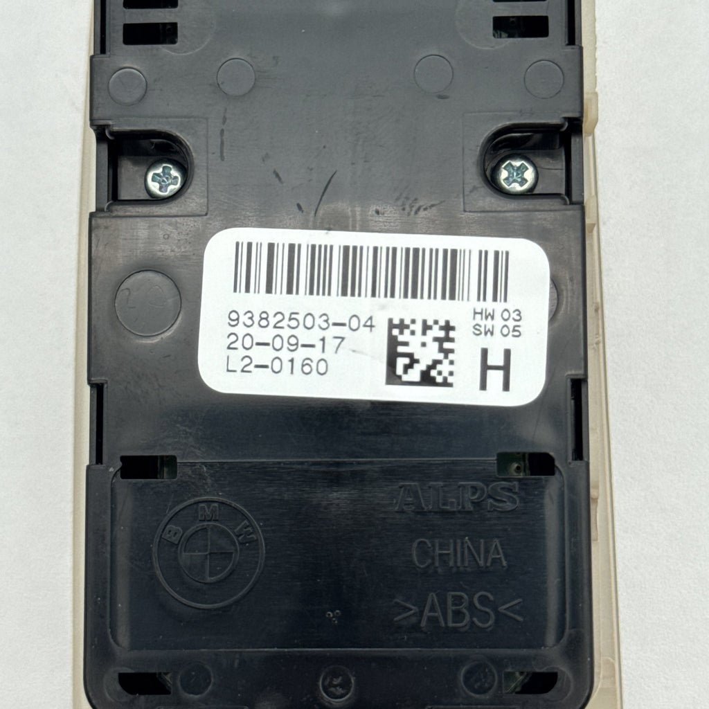 2016 - 2022 BMW 740i 750i G11 G12 Front Left Driver Master Window Switch 9382503