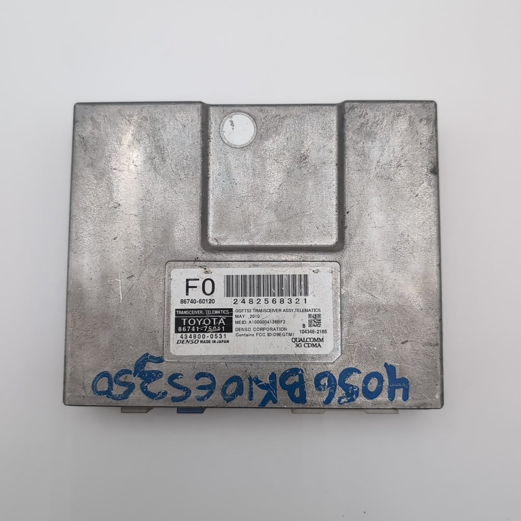 2010 Lexus ES350 RX350 Telematics Transceiver Control Module OEM 86741-75011