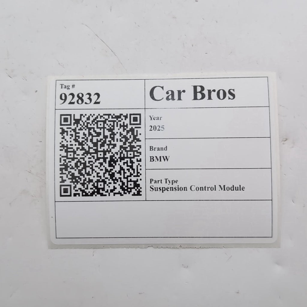 2024 2025 2026 BMW i4 G26 VDP High1 Suspension Control Module 8867446