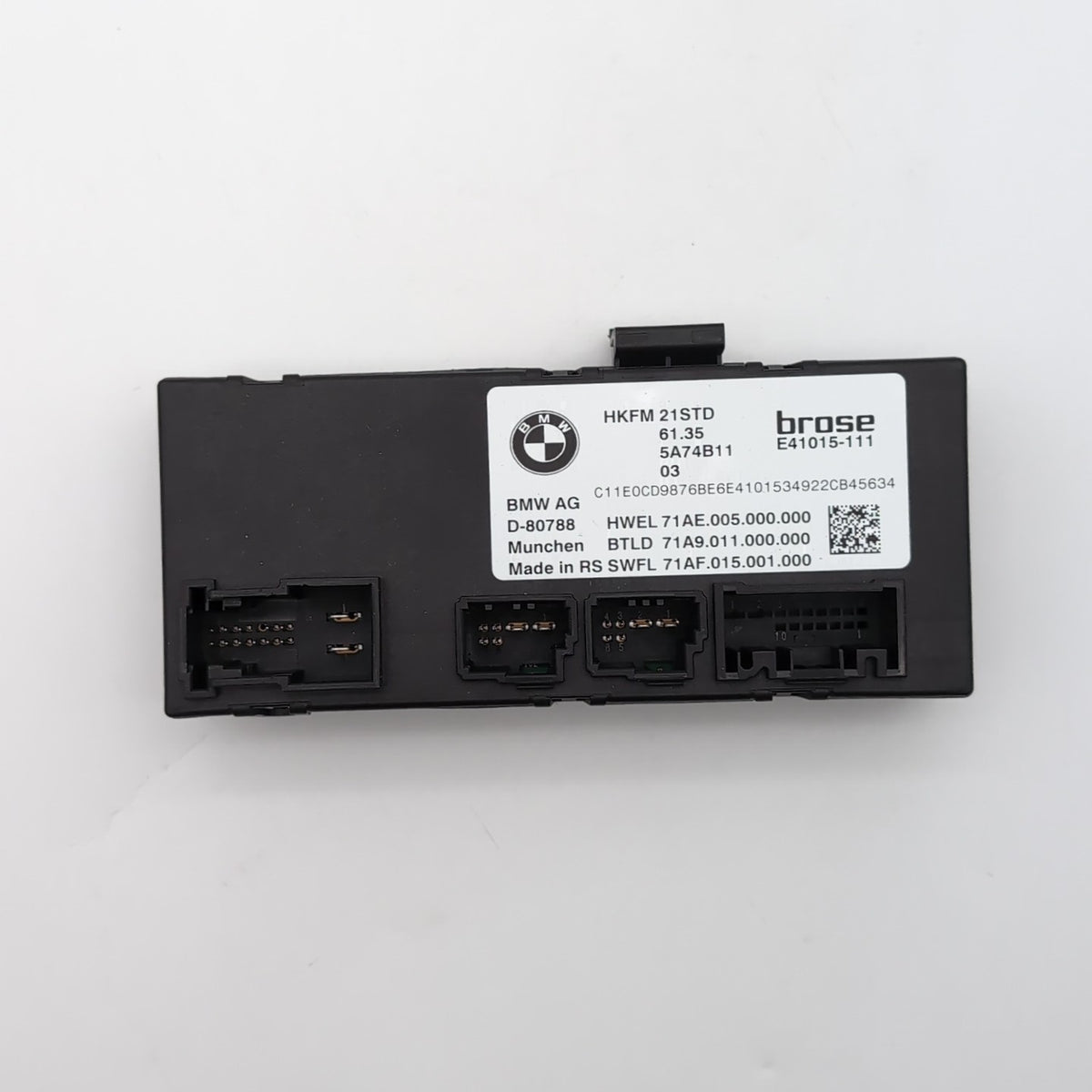 2023 2024 2025 BMW G60 XM X1 X2 X3 Trunk Lid Liftgate Control Module 5A74B11