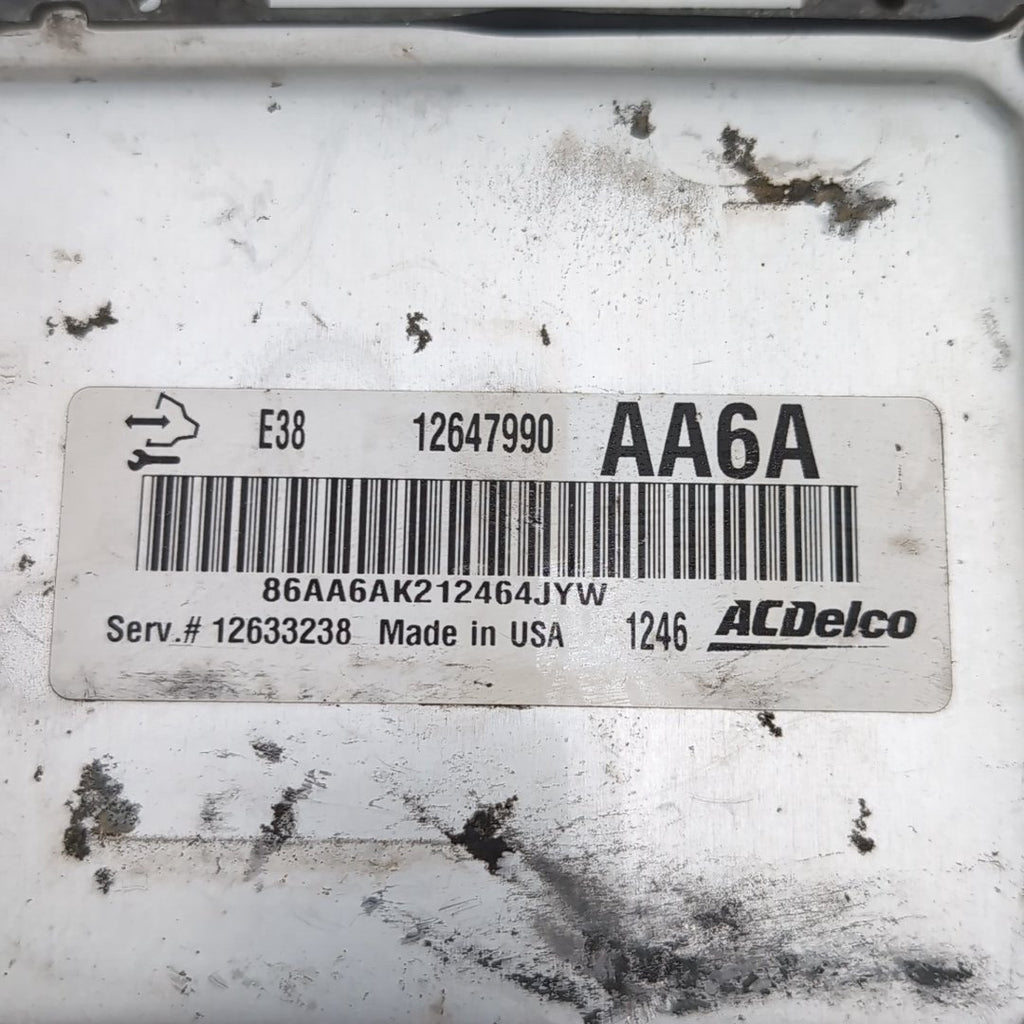 2010 - 2013 Chevrolet Suburban 1500 Engine Computer Control Module E38 12647990