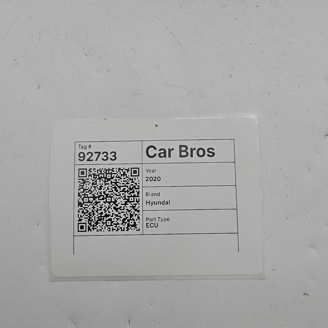 2019 2020 Hyundai Elantra 2.0L Engine Computer Control Module ECU 39172-2EFJ5