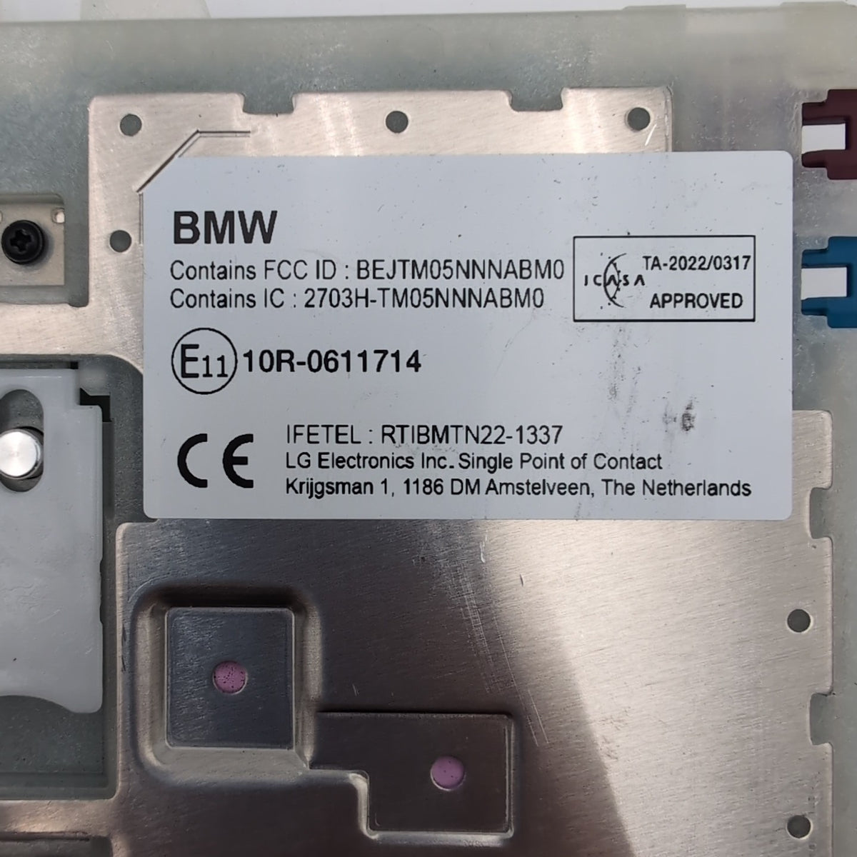 2025 BMW 330i G20 X1 U11 X3 G45 Antenna Telematics Control Module 5B5C761