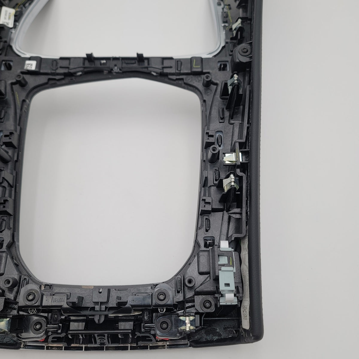 2022 2023 2024 BMW X5 G05 Center Console Bezel Trim Finish Panel Black Leather