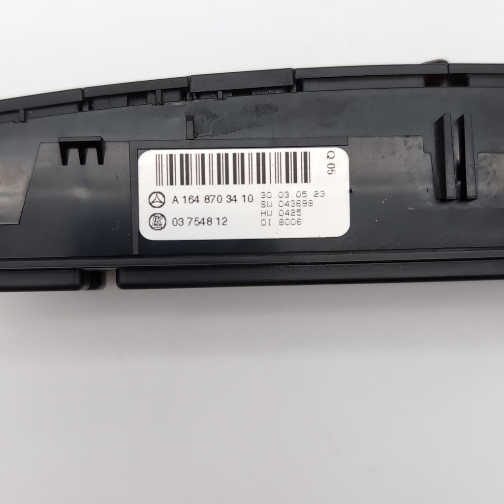 2006- 2012 Mercedes W164 ML350 Hazard Control Switch Panel 1648703410 OEM