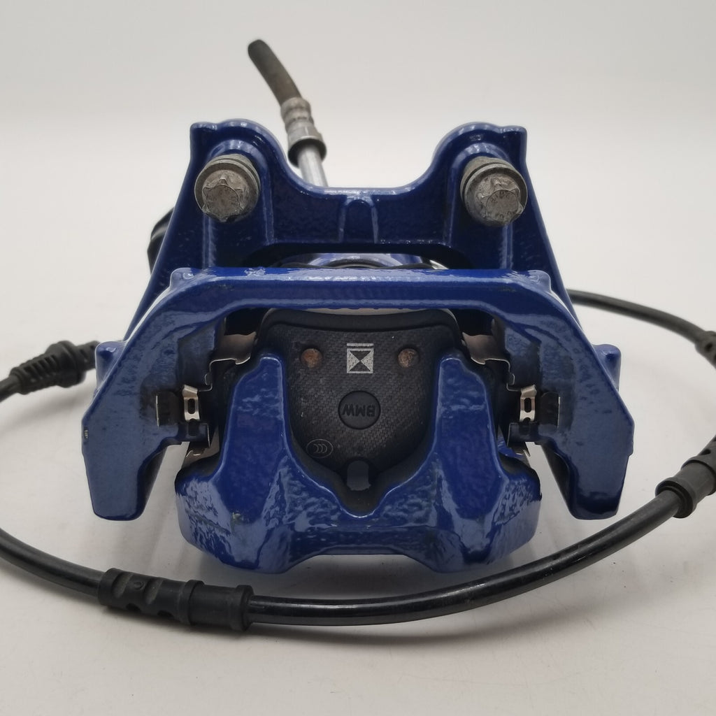 2023 2024 BMW X1 U11 M35i M-SPORT LEFT REAR BRAKE CALIPER BLUE W/ ACTUATOR OEM