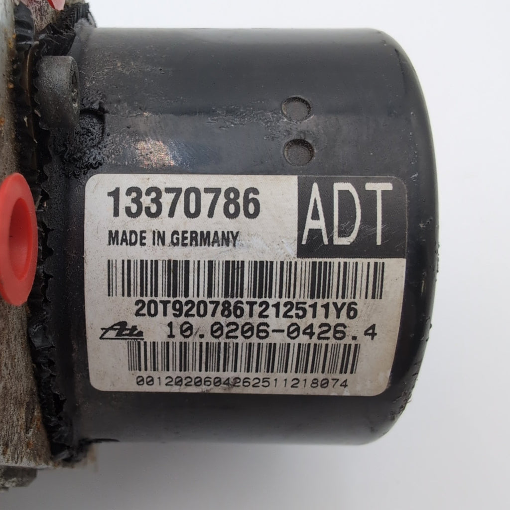 2012 2013 2014 2015 Chevrolet Cruze ABS Anti Lock Brake Pump 13370786