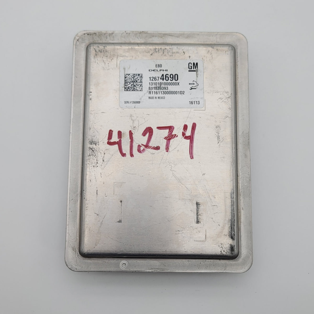 2017 Chevy Volt Computer Brain Engine Control ECU ECM EBX Module 12674690