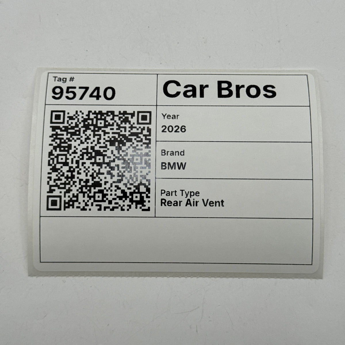 2022 - 2026 BMW 330i G20 Rear Console AC Air Vent Trim 7943079
