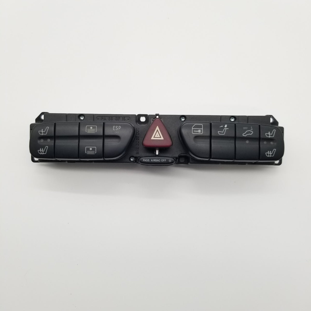 01-04 Fits Mercedes CLK500 CLK-Class Center Dash Control Switch Panel Oem