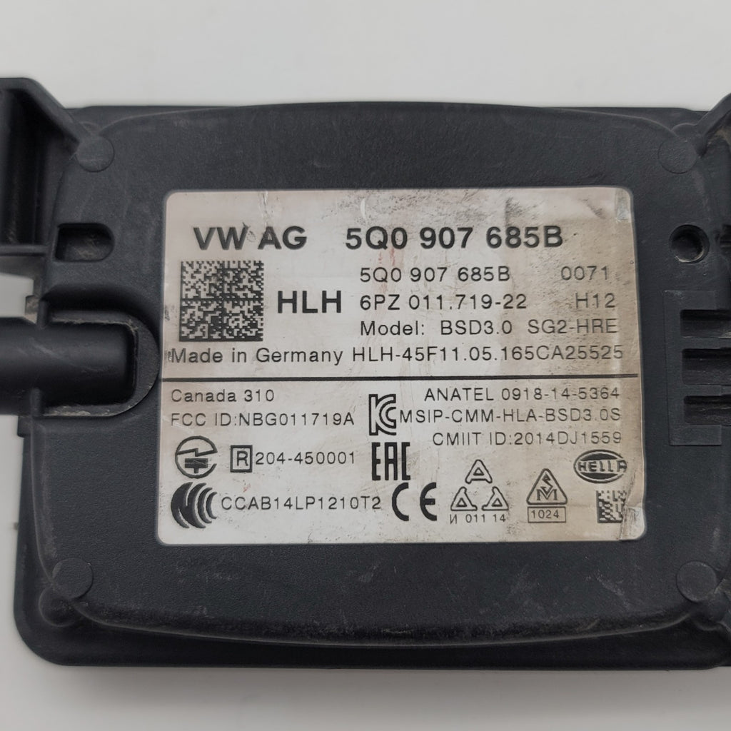 2016 2017 2018 2019 VW PASSAT LEFT DRIVER SIDE BLIND SPOT RADAR SENSOR MODULE