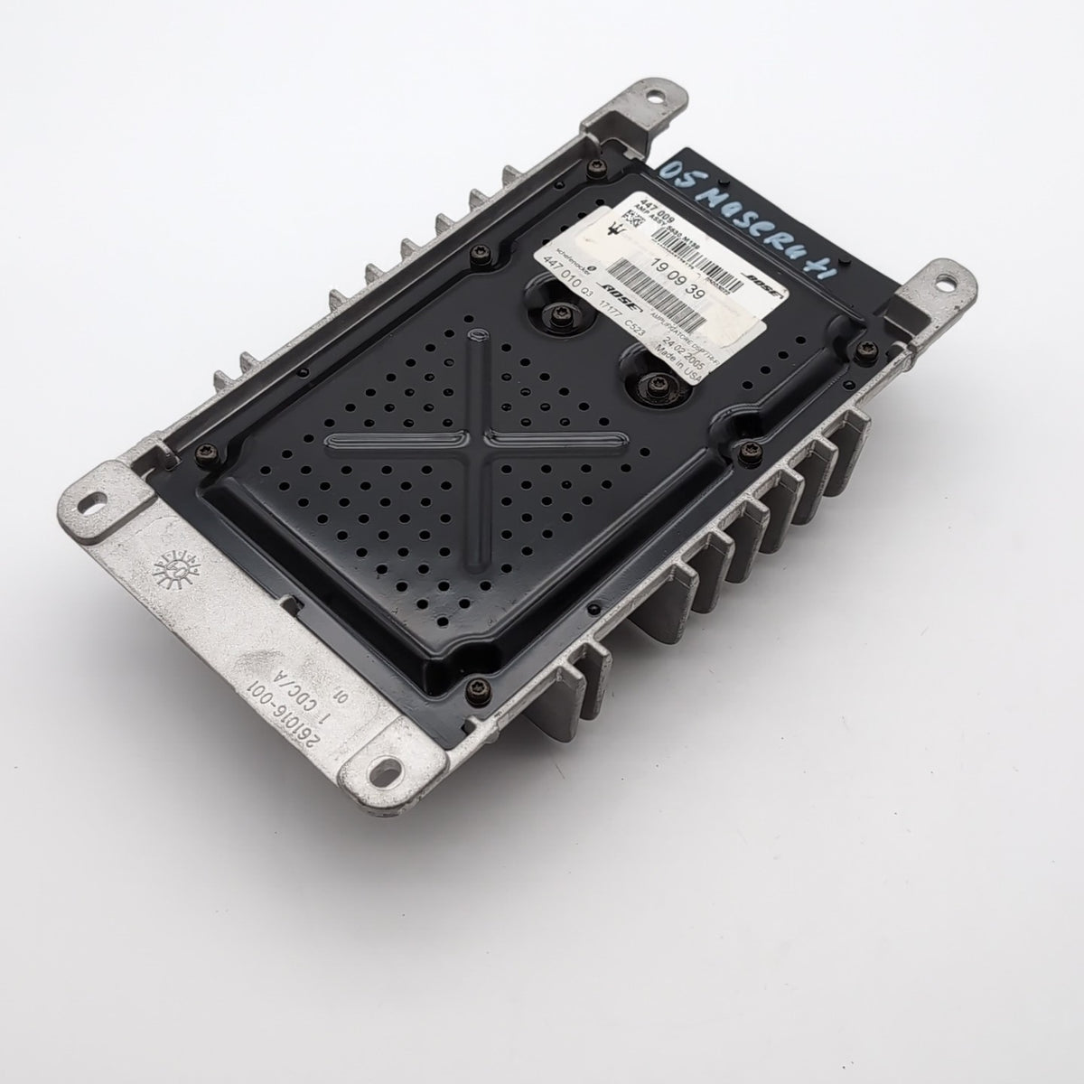 2005 2006 2007 2008 Maserati Quattroporte M139 Bose Audio Amplifier Amp 190939