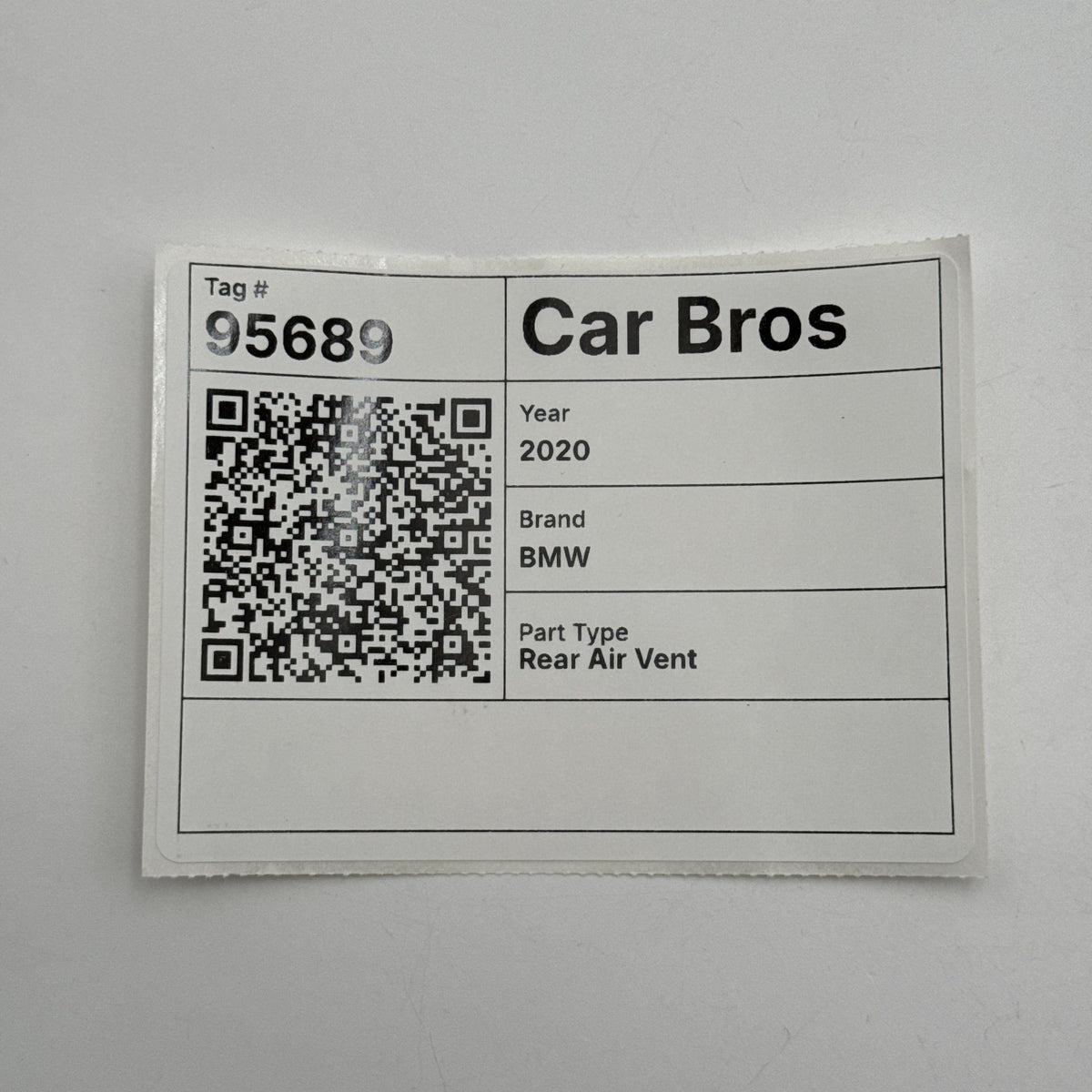 2019 - 2023 BMW 330i M340i G20 Rear AC Heater Air Vent 6806814