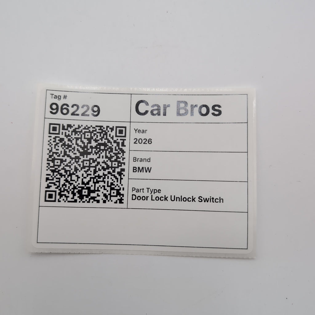 2024 - 2026 BMW i5 530i 540i 550e G60 Front Right Door Lock Unlock Touch Panel