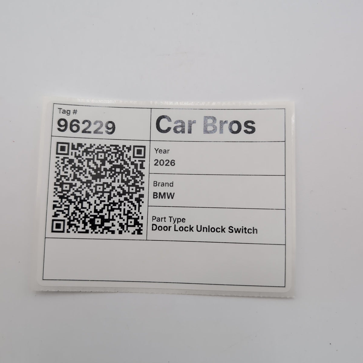 2024 - 2026 BMW i5 530i 540i 550e G60 Front Right Door Lock Unlock Touch Panel