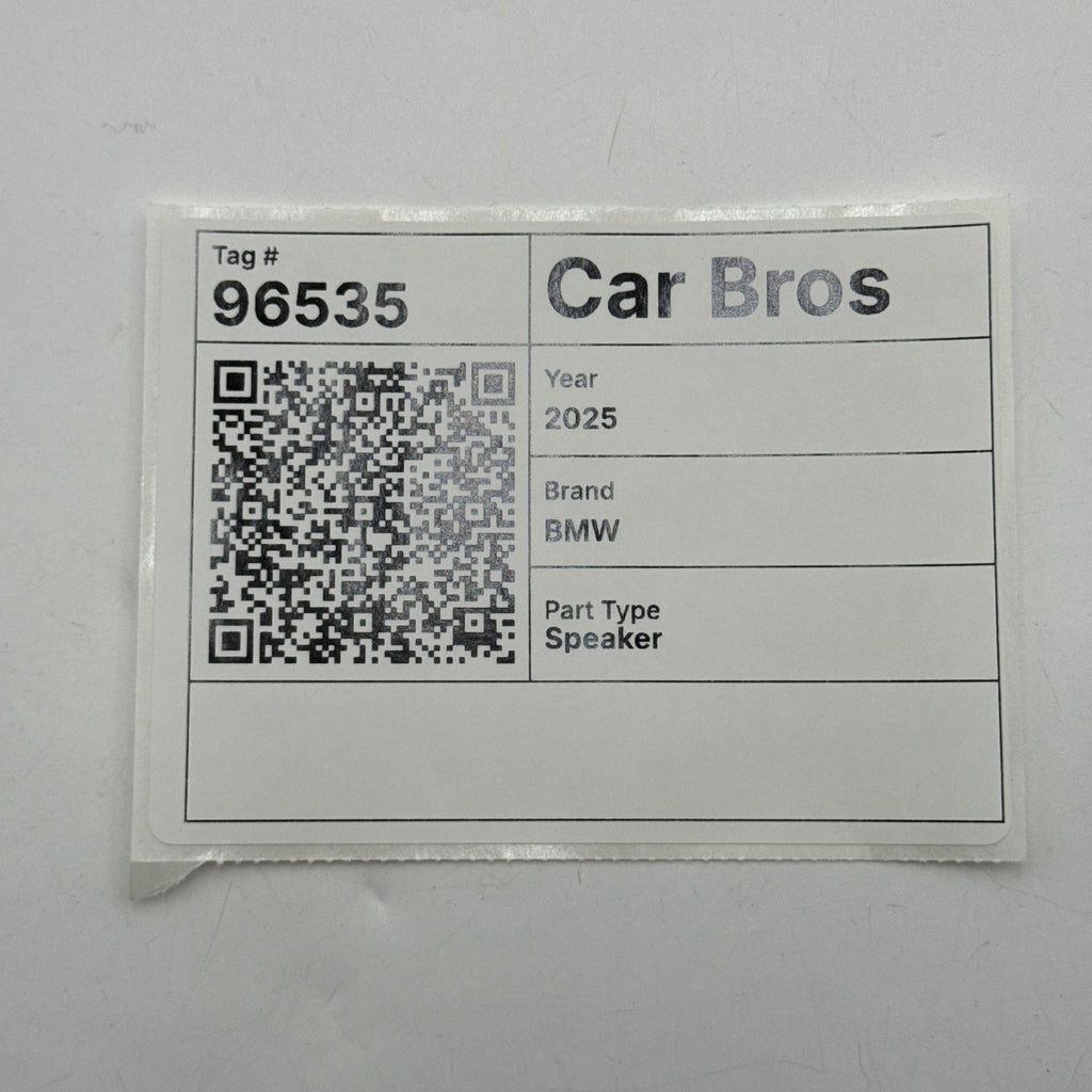 2022 2023 2024 2025 BMW X1 X2 ALEV1 Front Rear Door Midrange Speaker 9442520