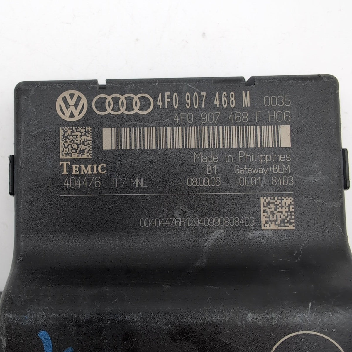 2007- 2015 AUDI Q7 GATEWAY INTERFACE CONTROL MODULE 4F0907468M OEM