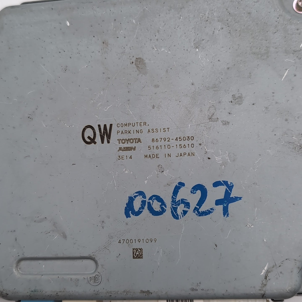 2011- 2015 Toyota Sienna Parking Assist Computer Module OEM 86792-45030