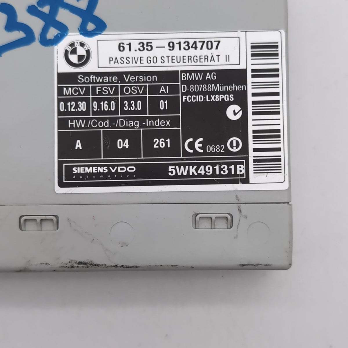 2006-2012 BMW E60 E61 E70 E64 E63 KEYLESS GO PASSIVE CONTROL MODULE 9134707 OEM