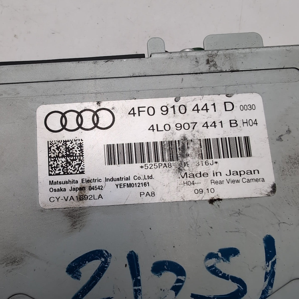 2009 2010 2011 Audi A6 Driver Assist Rear Camera Control Module 4F0910441D