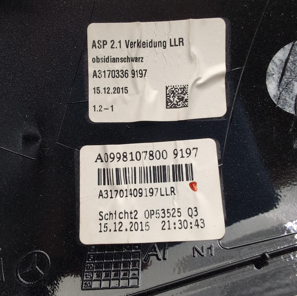 2014- 2020 Mercedes E W205 S W222 C W213 Right Mirror Cover Shell A0998107800