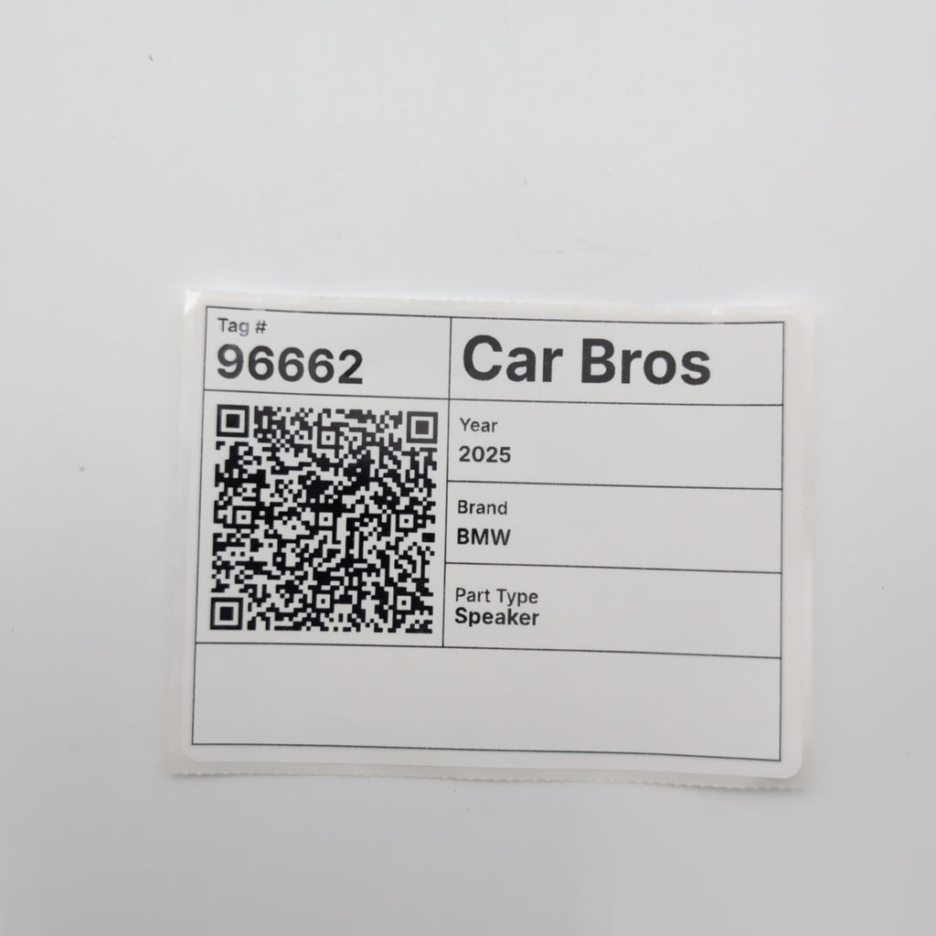 2022 2023 2024 2025 BMW X1 X2 ALEV1 Front Rear Door Midrange Speaker 9442520