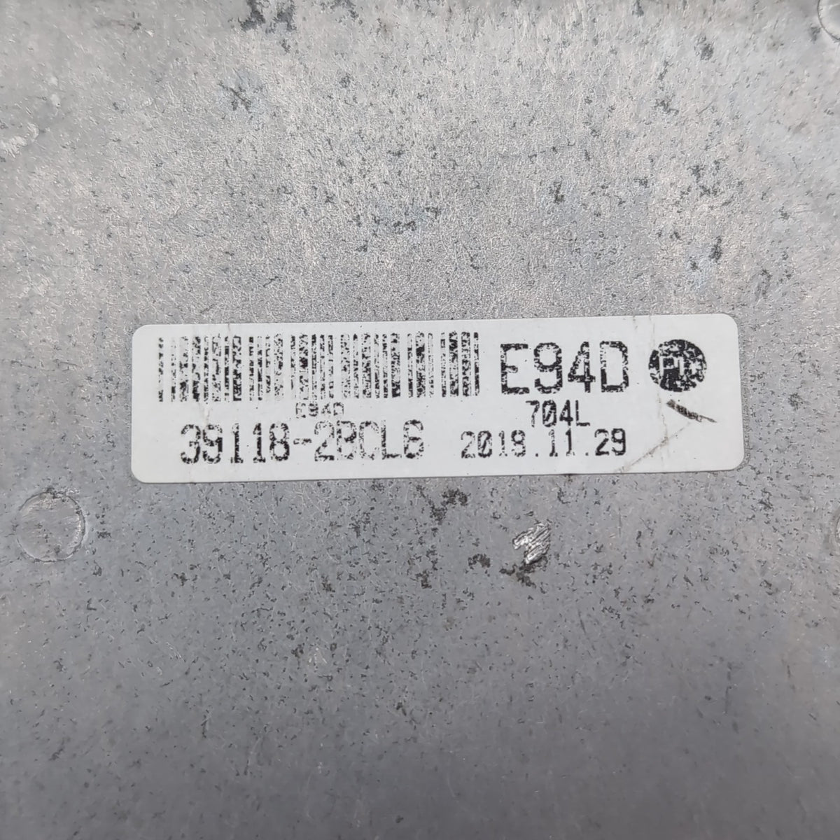 2020 Hyundai KONA 39118-2BCL6 Engine ECM Control Module AT 1.6L Turbo