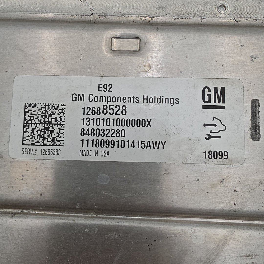 2018 Chevrolet Silverado 1500 Engine Computer Control Module ECU E92 12688528