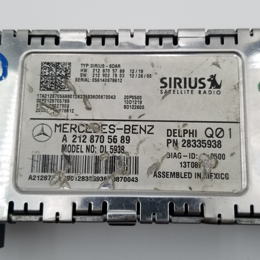 2013- 2016 MERCEDES GL450 X166 SATELLITE RADIO CONTROL MODULE OEM A2128705689
