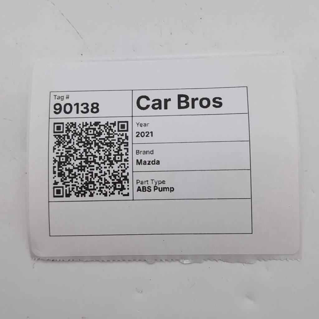 2020 2021 2022 2023 Mazda CX30 2.5L ABS Anti Lock Brake Pump DGJ1437A0