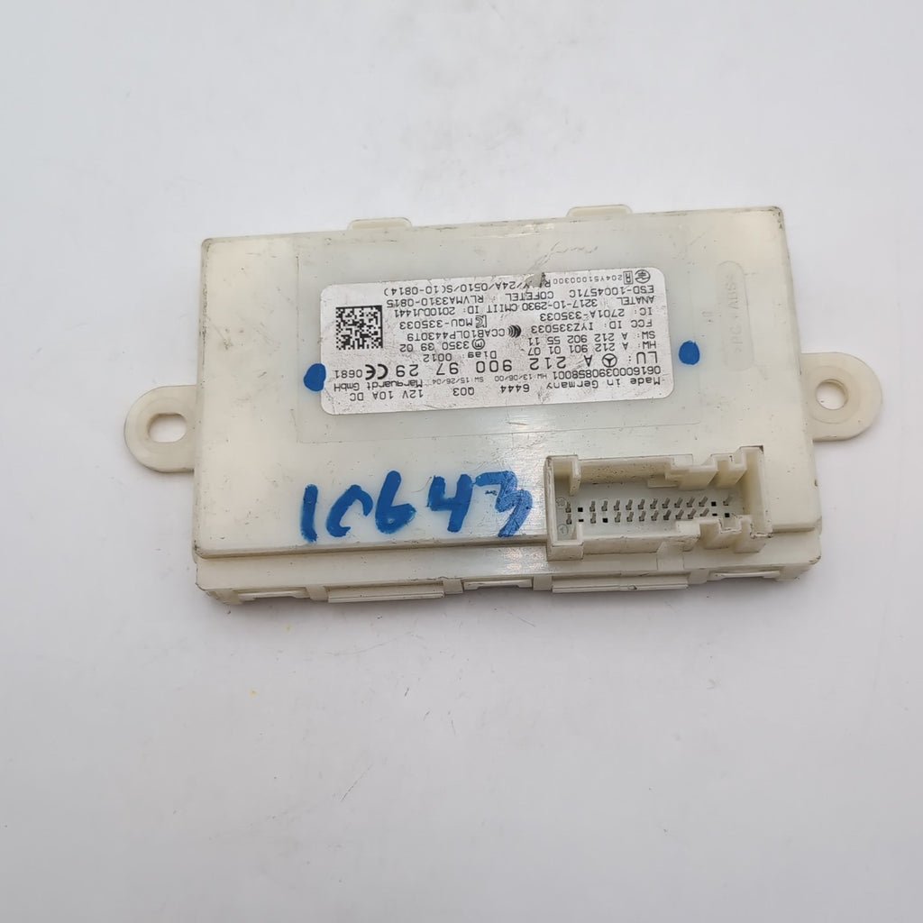 2013- 2020 Mercedes W212 E550 CLA250 SL550 Keyless Go Entry Control Module
