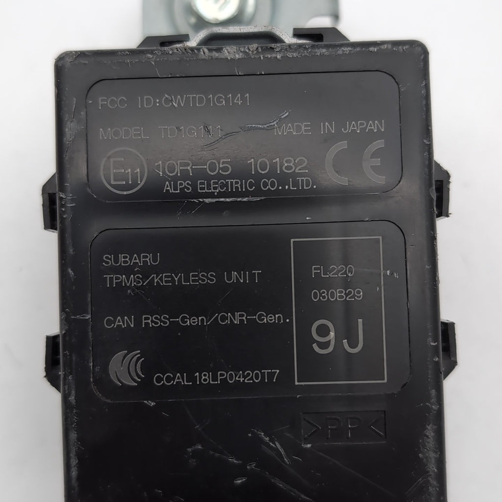 2022- 2024 Subaru Forester Impreza Outback TPMS Keyless Entry Unit 10R-0510182