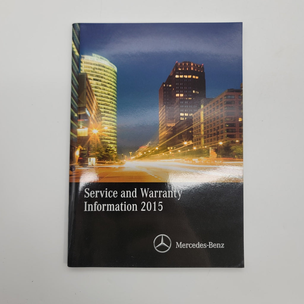 2015 Mercedes-Benz CLA Owners Manual Set With Case Book