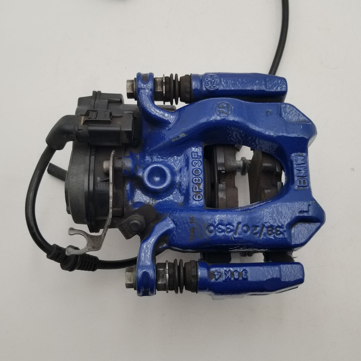 2023 2024 BMW X1 U11 M35i M-SPORT LEFT REAR BRAKE CALIPER BLUE W/ ACTUATOR OEM
