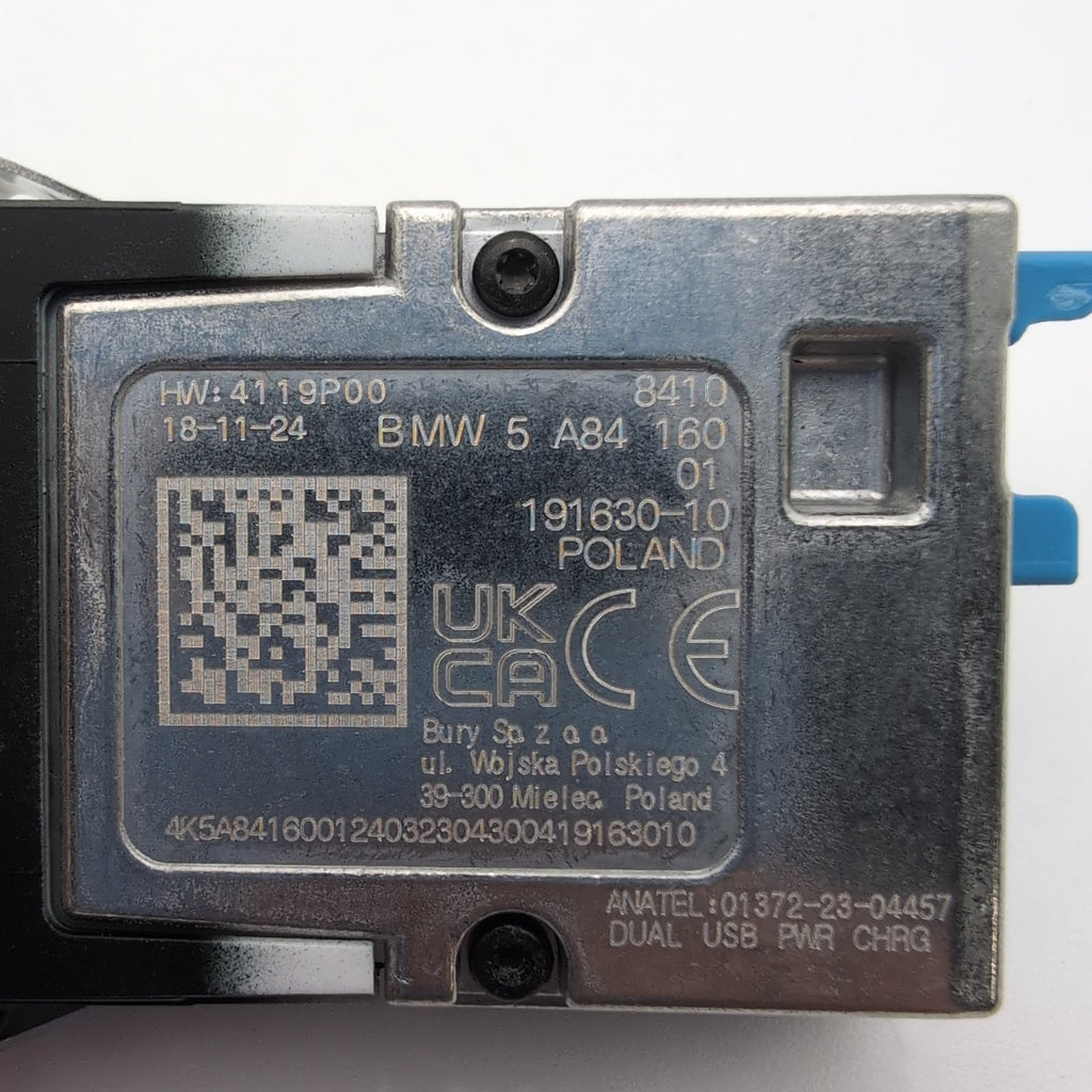 2019 - 2026 BMW G20 G26 G80 G22 G82 M3 M4 Dual USB Type C Charging Port 5A84160