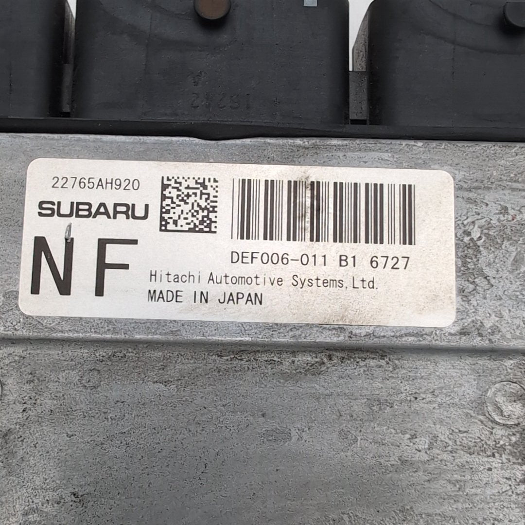 2017 2018 Subaru Forester 2.0L Engine Computer Control Module ECU 22765AH920