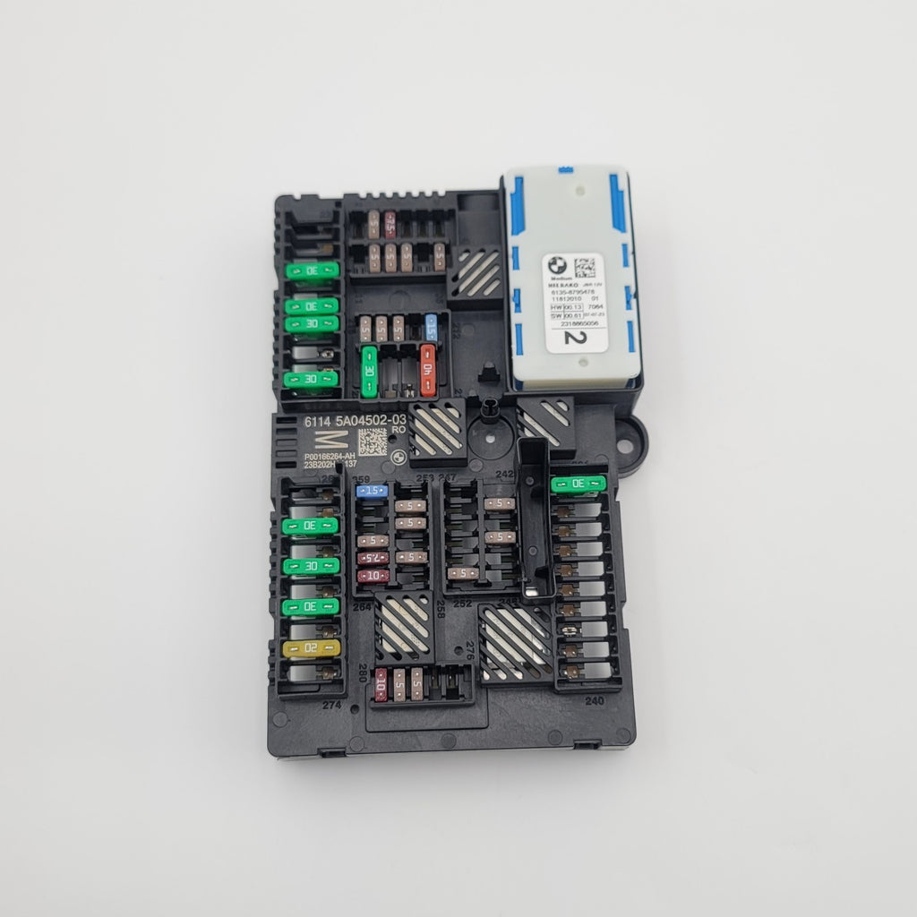 2018- 2023 BMW X4 X3 G02 G01 FUSE BOX REAR CONTROL SWITCH 5A04502 8795478 OEM