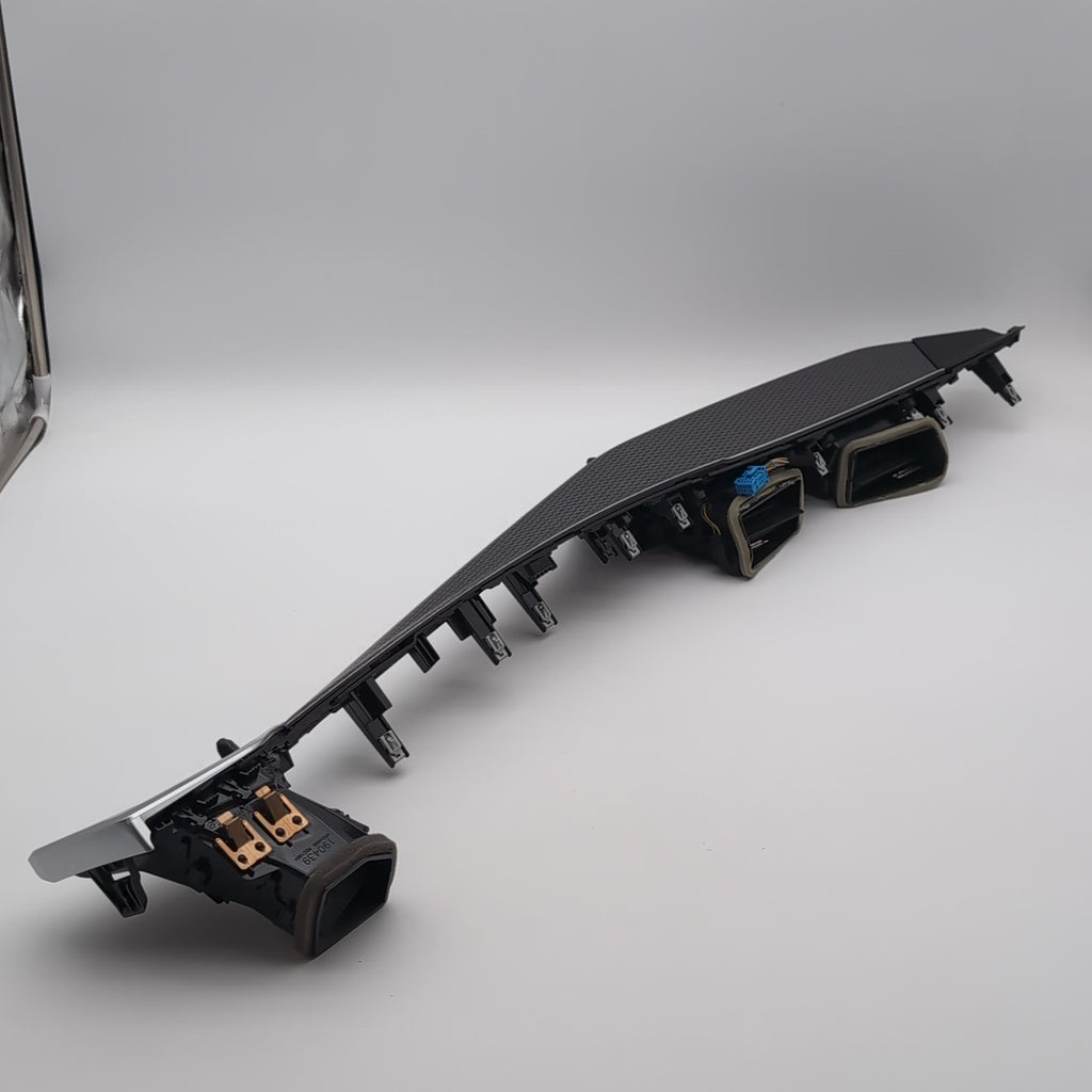2025 2026 BMW G42 G20 G22 Center Dash Air Vent Assembly Trim Aluminum Rhombicle