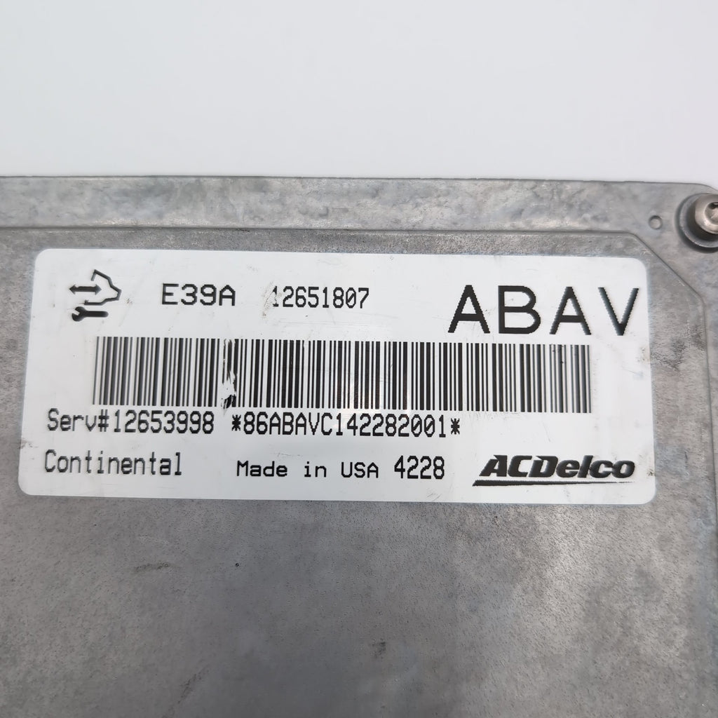 2013 - 2016 Chevrolet Equinox Engine Computer Control Module E39A 12651807