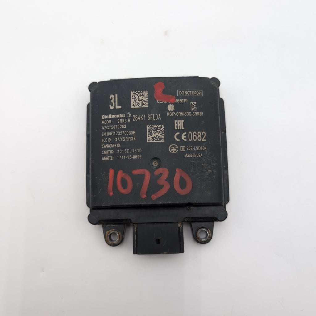 2016 - 2020 Nissan Rogue Rear Left Blind Spot Radar Sensor 284K16FL0A