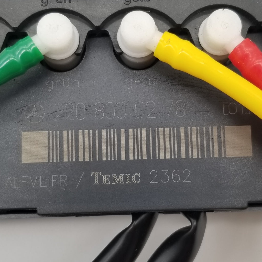 2000 2001 2002 2003 MERCEDES S430 FRONT RIGHT SEAT CONTROL VALVE UNIT 2208000278