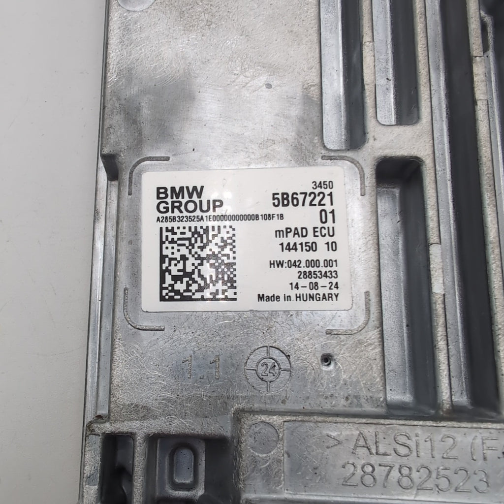 2025 BMW X5 G05 mPAD ECU Control Module OEM 5B67221