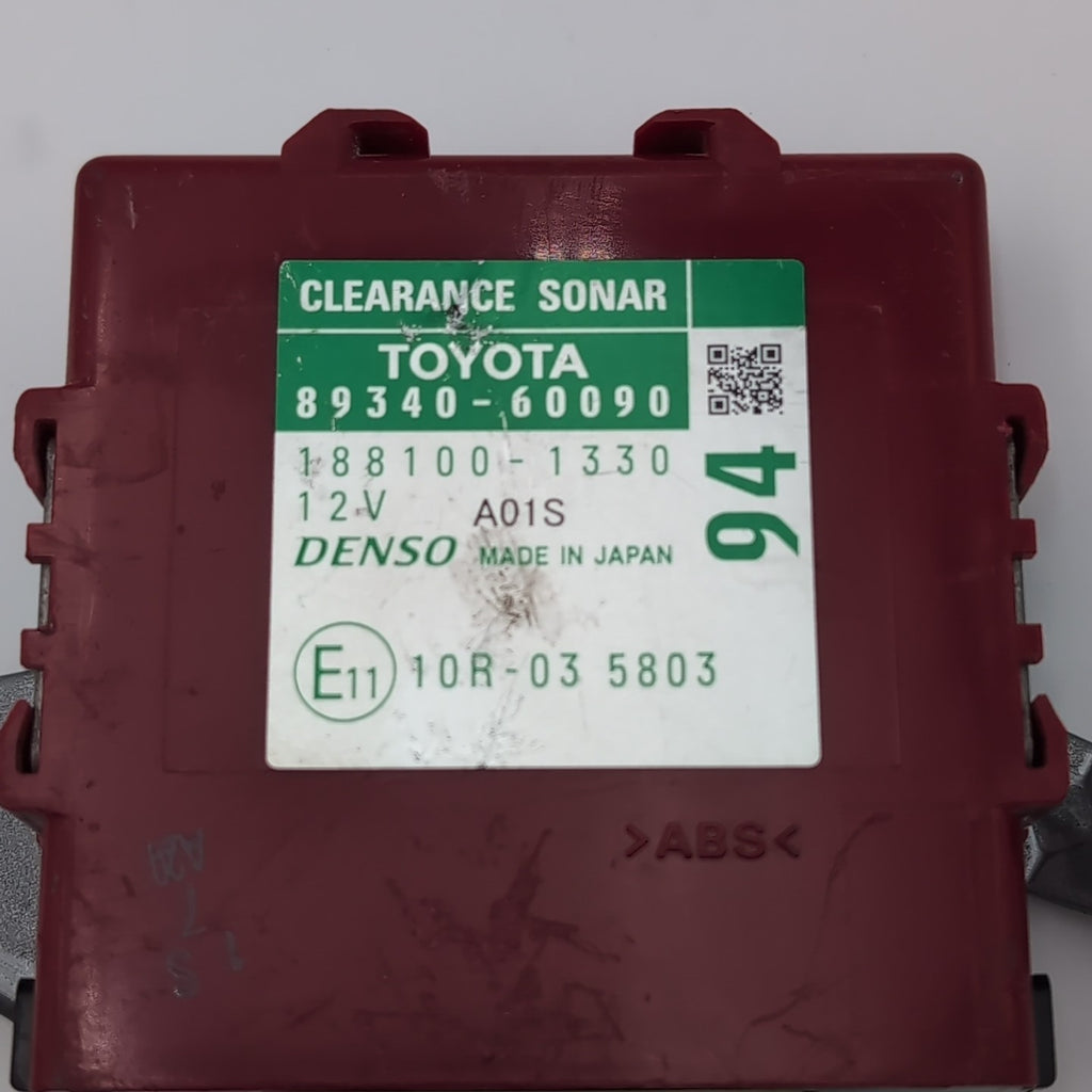 2014- 2019 Lexus GX460 Clearance Sonar Warning Control Module OEM 89340-60090