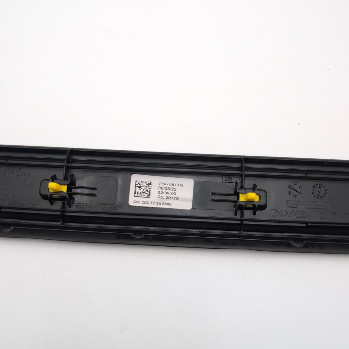 2019 - 2025 BMW G20 G21 G26 Front Left Right Door Trim Molding Sill Set 7407387