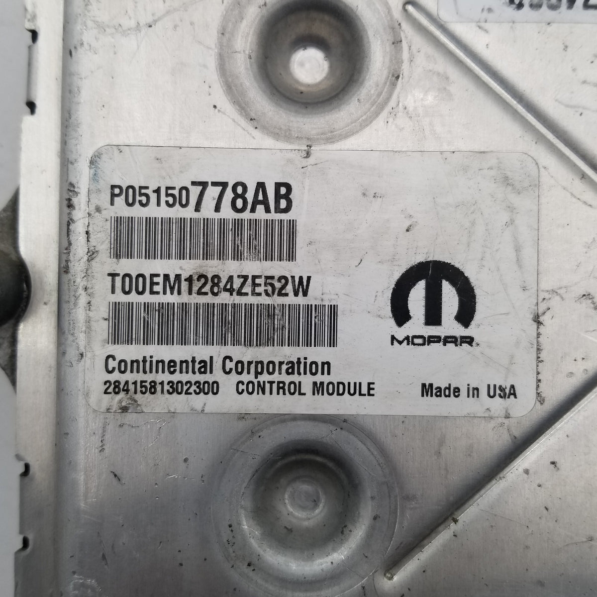 2014 Caravan Town & Country 3.6L Engine Control Module ECU ECM OEM P05150778AB