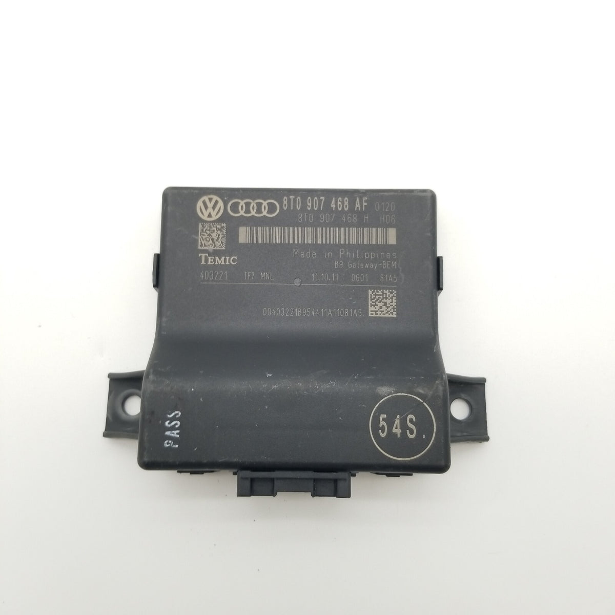 2009 2010 2011 2012 AUDI A4 B8 NETWORK GATEWAY CONTROL MODULE UNIT