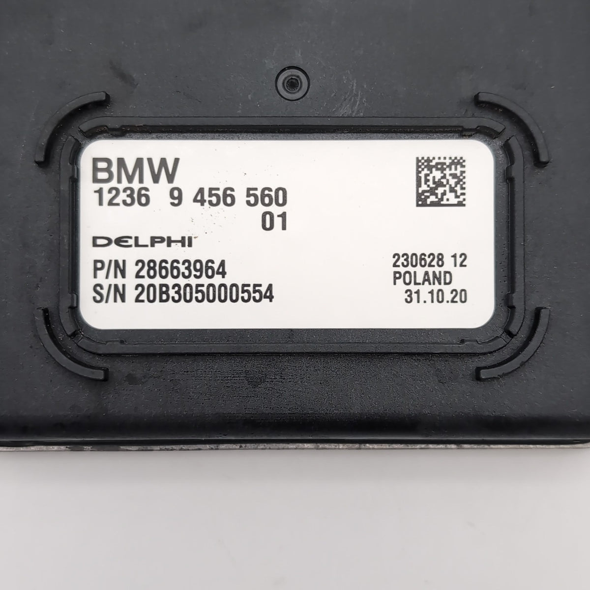 2017- 2022 BMW i3 i3s I01 Lci eDME Base Control Module Unit OEM 9456560